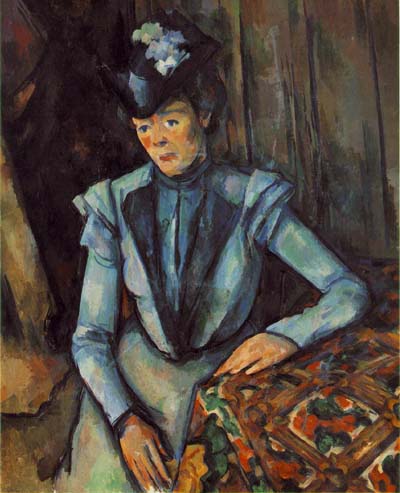Paul Cezanne Woman Seated In Blue