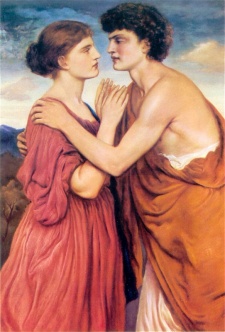Simeon Solomon Damon and Aglae