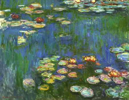 Water Lilies 1916 (detail)