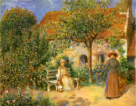 Garden Scene in Brittany