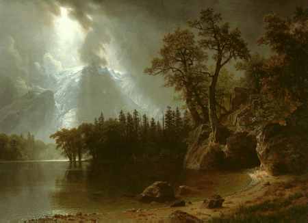 Passing Storm Over the Sierra Nevadas