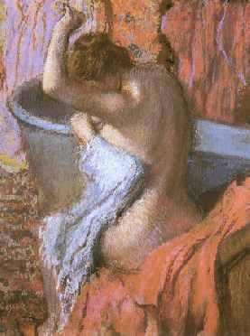 Seated Bather Drying Herself