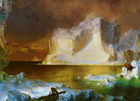 The Icebergs (detail)