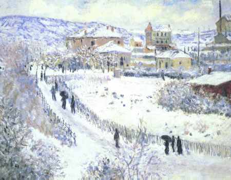 View of Argenteuil, Snow