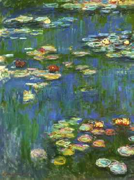 Water Lilies 1916 (portrait detail)