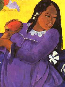 Woman with Mango