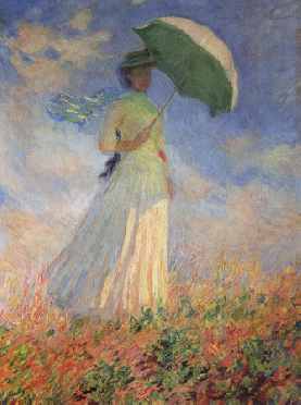 Woman with Umbrella Turned to the Right