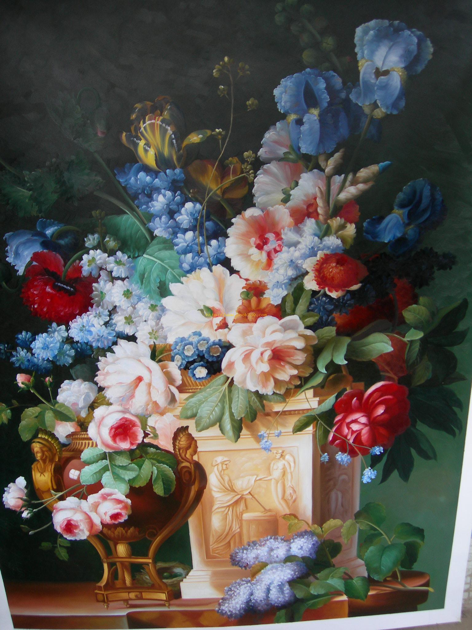 Classical Flower oil painting