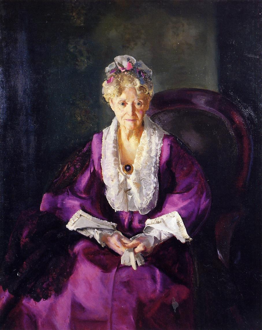Mrs.T. in Wine Silk