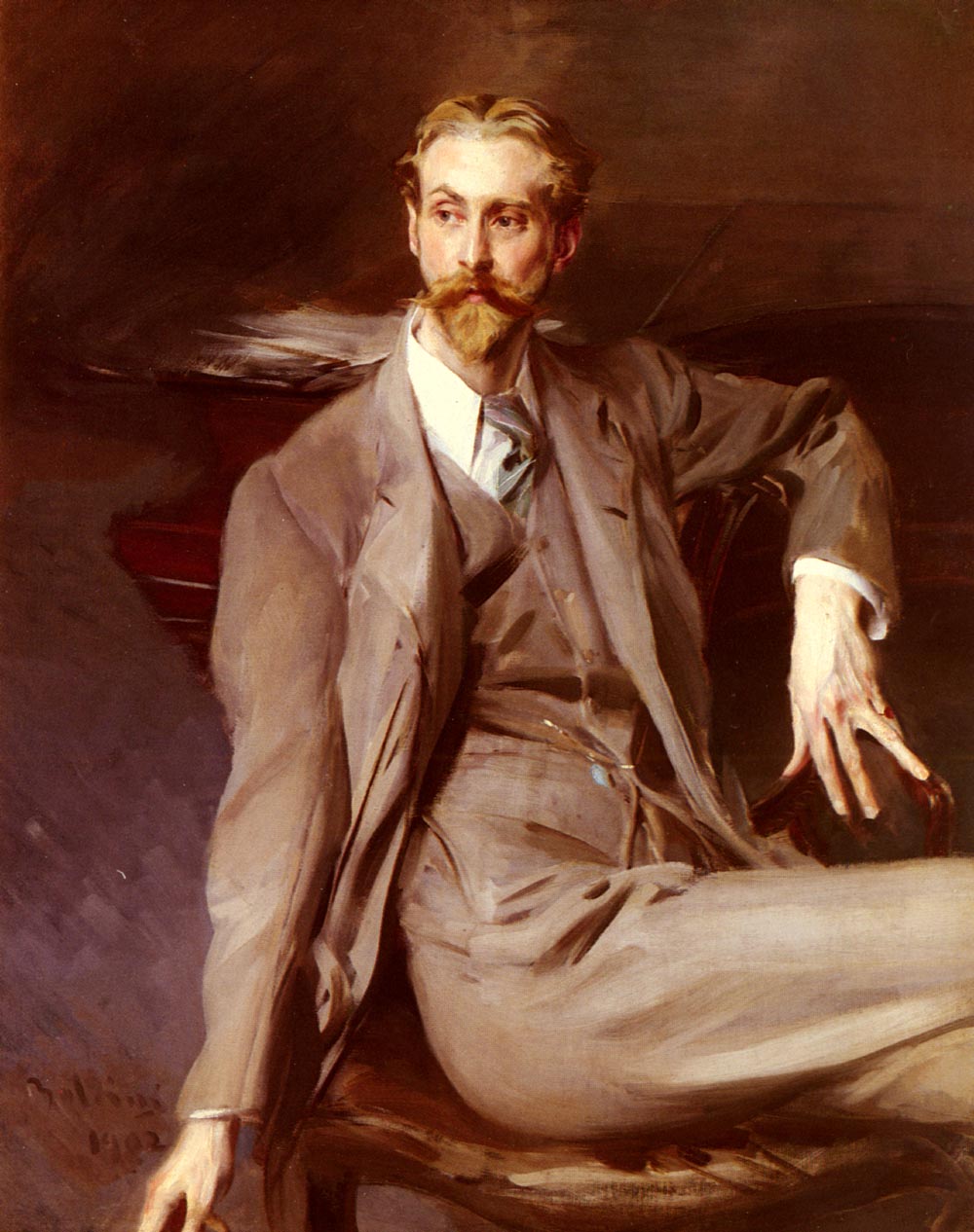 Portrait Of The Artist Lawrence Alexander Harrison