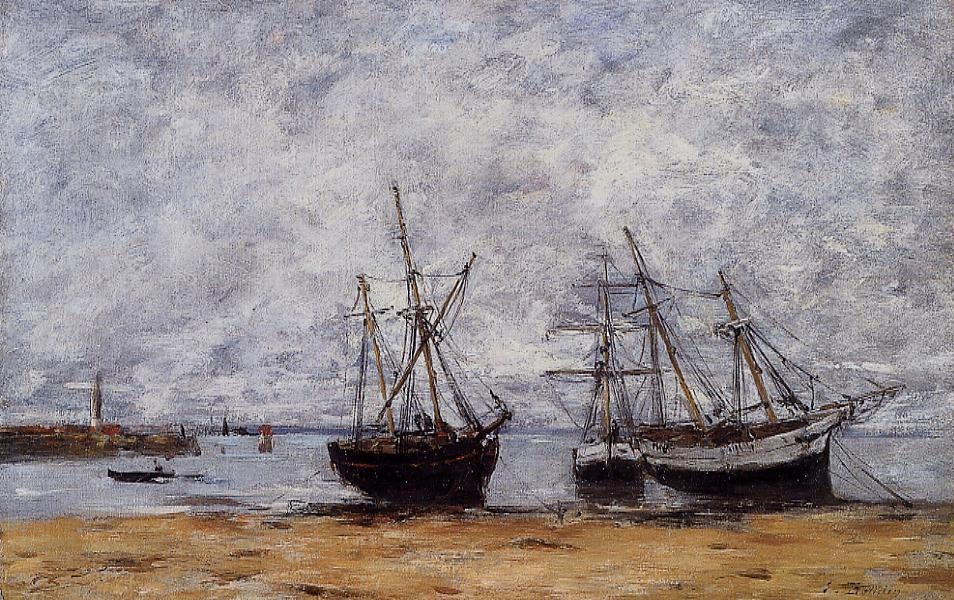 Portreiux, the Port at Low Tide 2