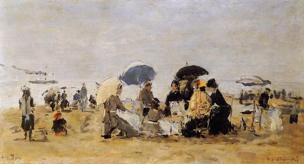Trouville, Beach Scene 12