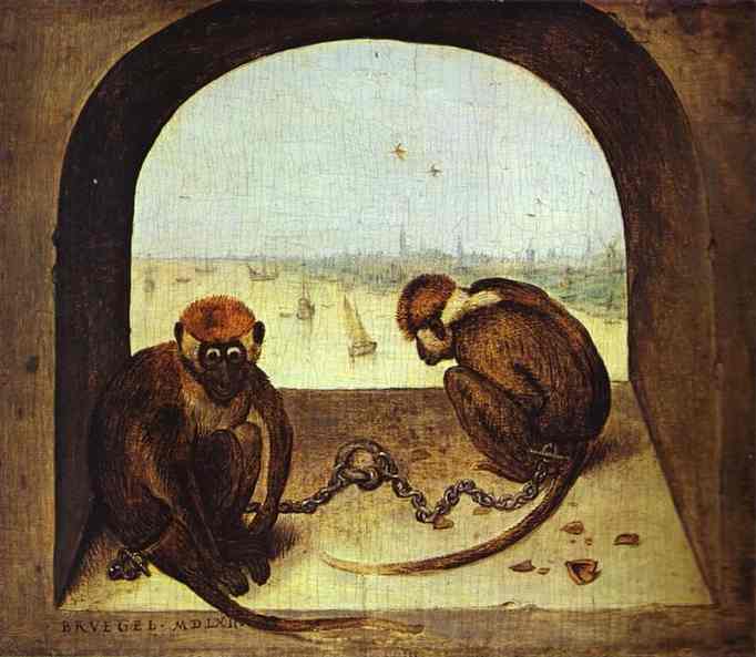 Two Chained Monkeys