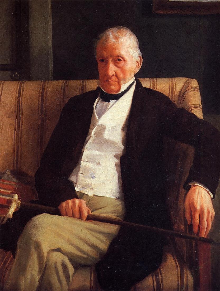 Portrait of Rene-Hillaire De Gas, The Artist Grandfather