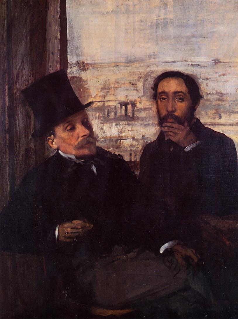 Self Portrait with Evariste de Valernes