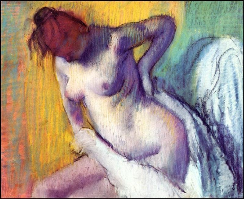 Woman Drying Herself 2