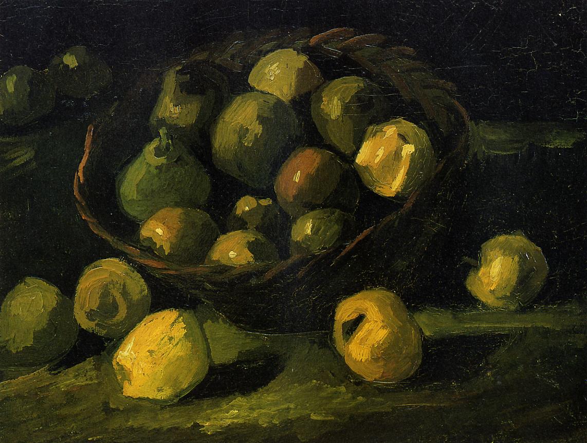 Still Life with Basket of Apples 4