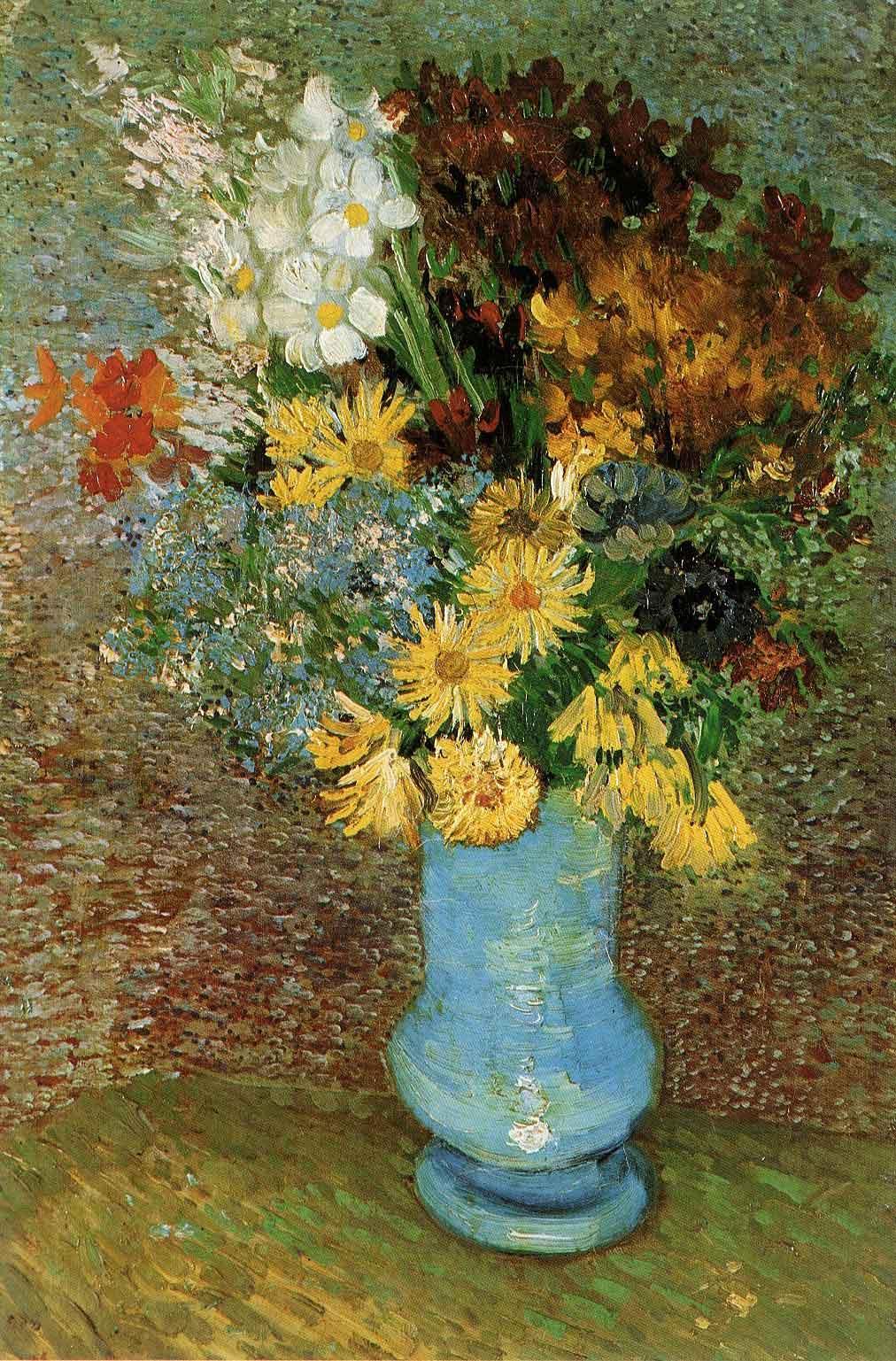 Vase with Daisies and Anemones