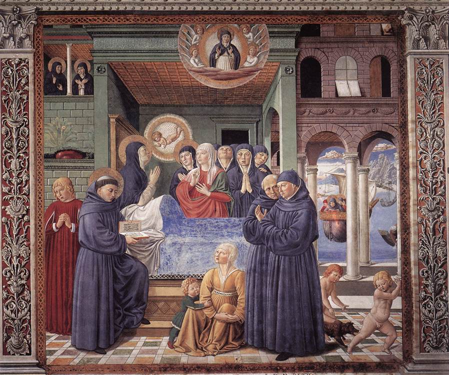 St Augustine Cycle - Death of St Monica
