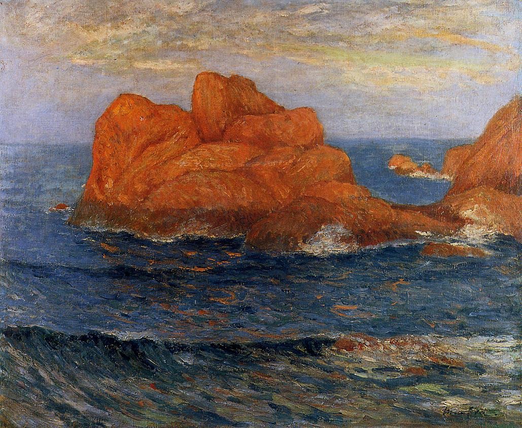 The Red Rocks at Belle Ile, Finistere
