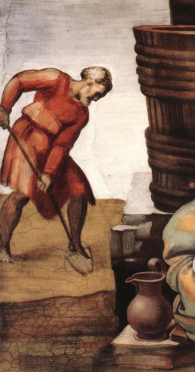 Genesis - 9 Drunkenness of Noah (Detail) 1
