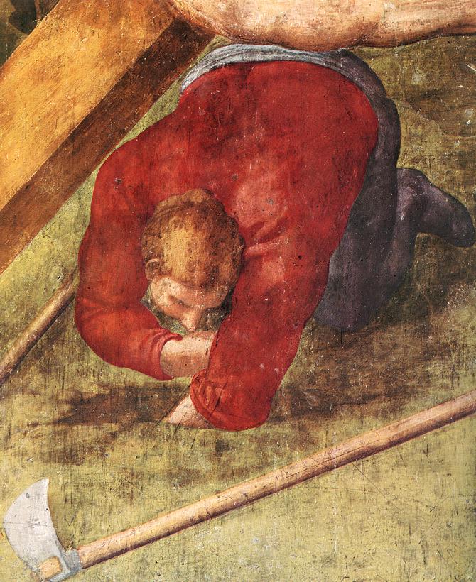 Martyrdom of St Peter (detail) 4