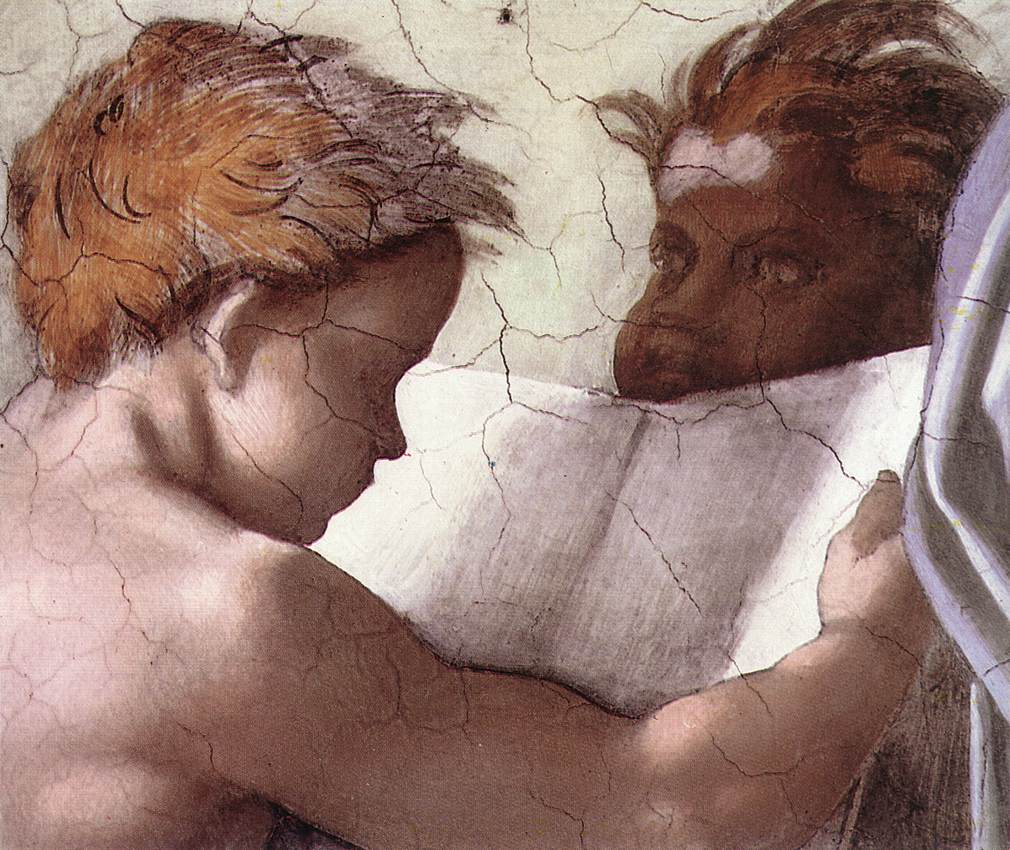 Sibyls - The Delphic Sibyl (Detail) 2
