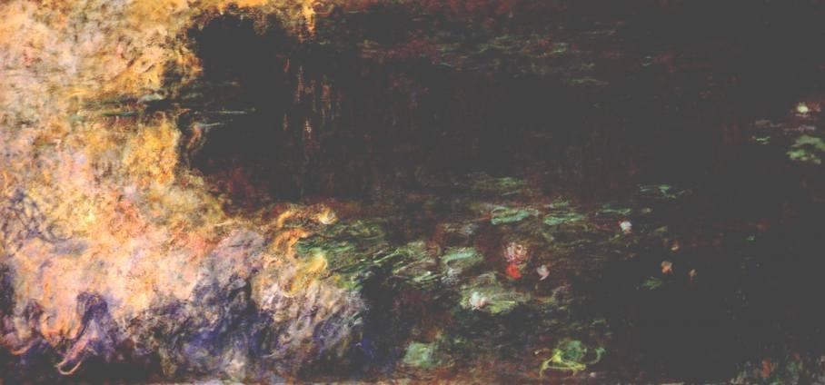 Reflections of Clouds on the Water-Lily Pond (Right Panel)
