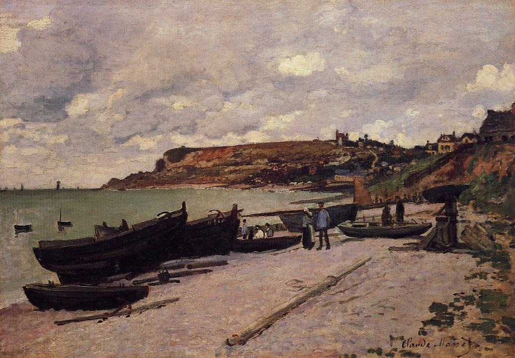 Sainte-Adresse, Fishing Boats on the Shore