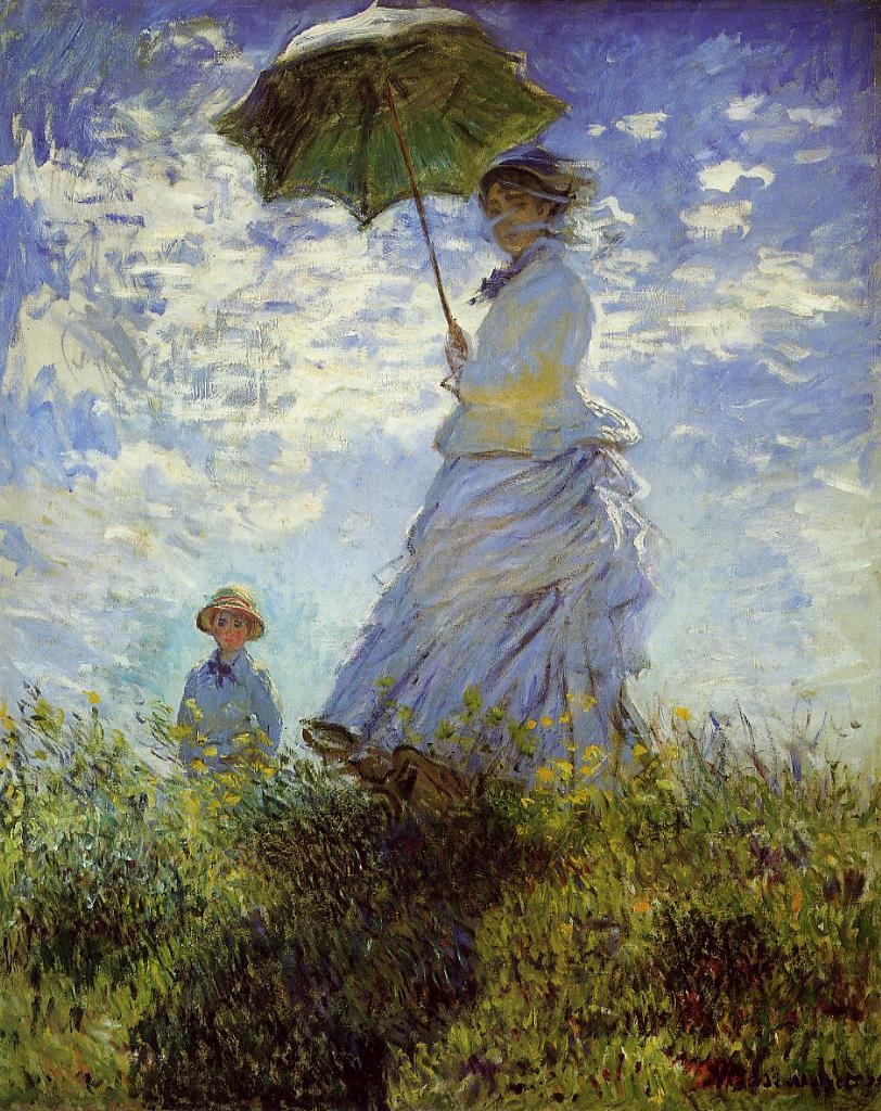 The Walk - Woman with a Parasol
