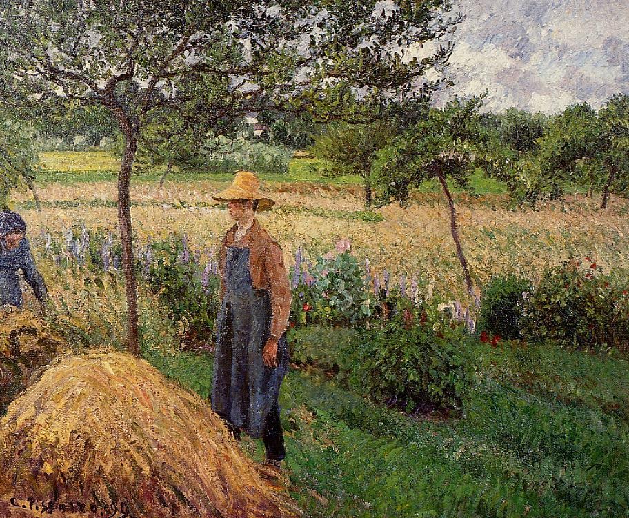 Grey Weather, Morning with Figures, Eragny