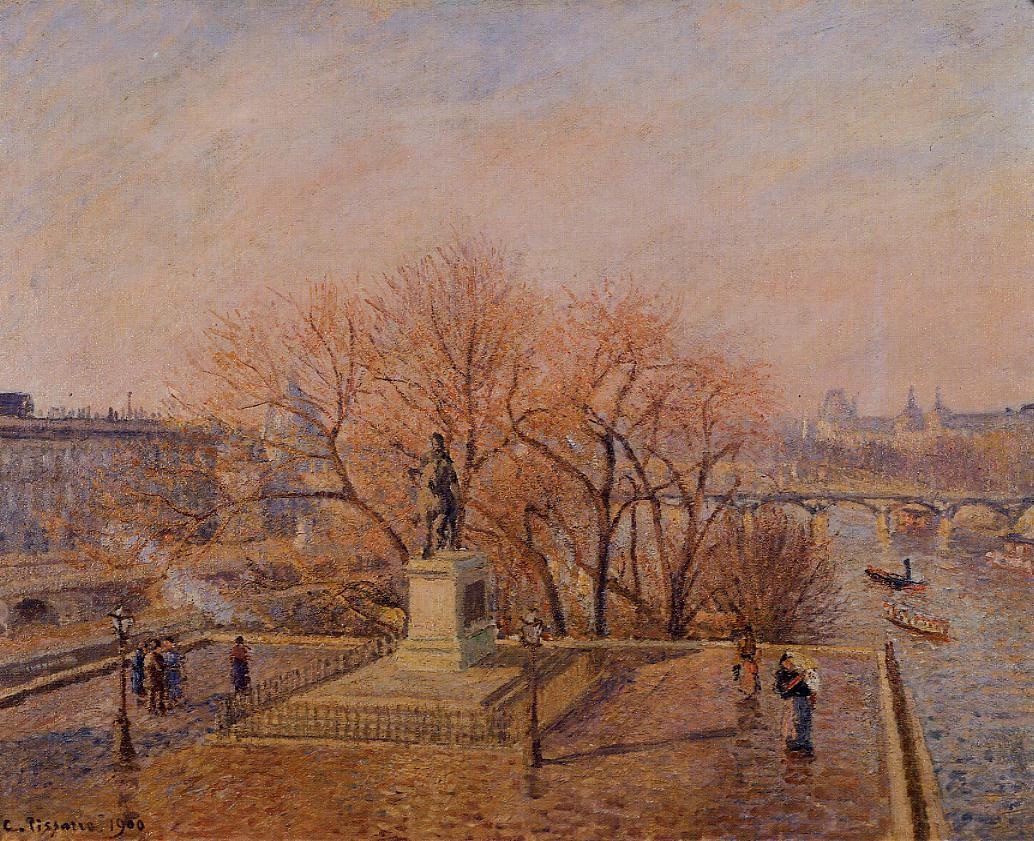 Pont-Neuf, the Statue of Henri IV - Sunny Weather