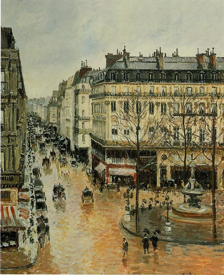 Rue Saint-Honore - Afternoon, Rain Effect