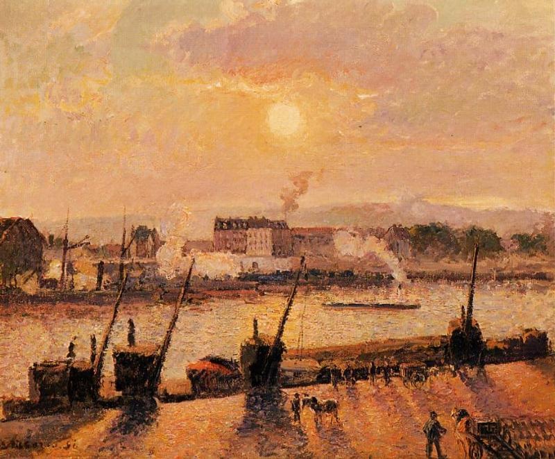Sunset, Rouen