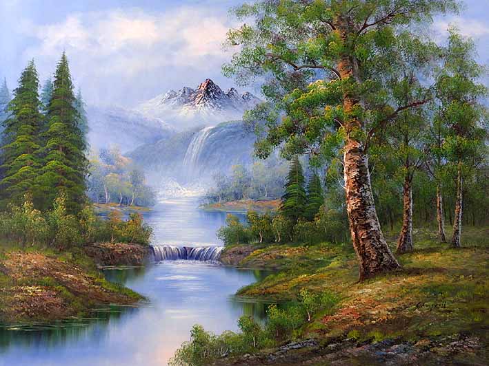 Classic Mountain Landscape