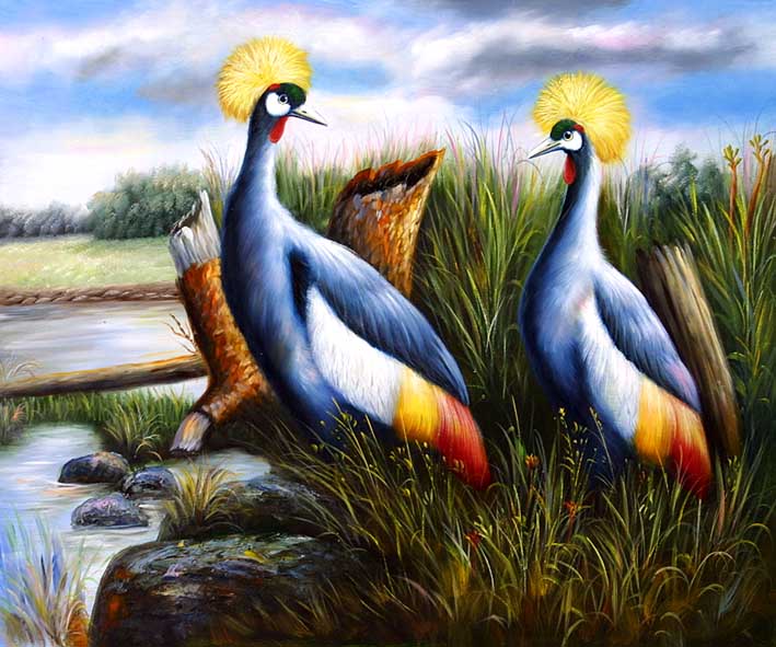 Crowned Cranes