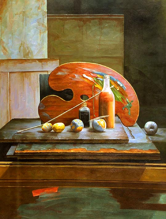 Still Life with a Palette and other Objects, I