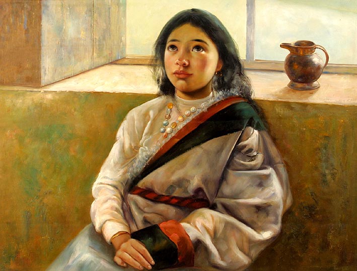 Tibetan Girl Child