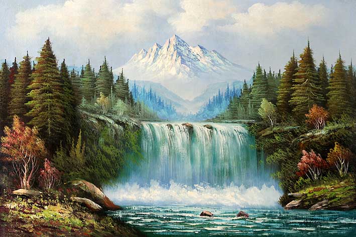 Classic Waterfall Landscape