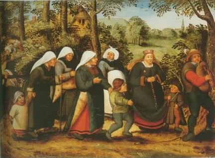 The procession of the Bride