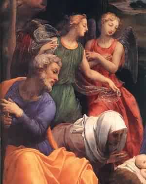 Adoration Of The Shepherds (Detail) 1535-40