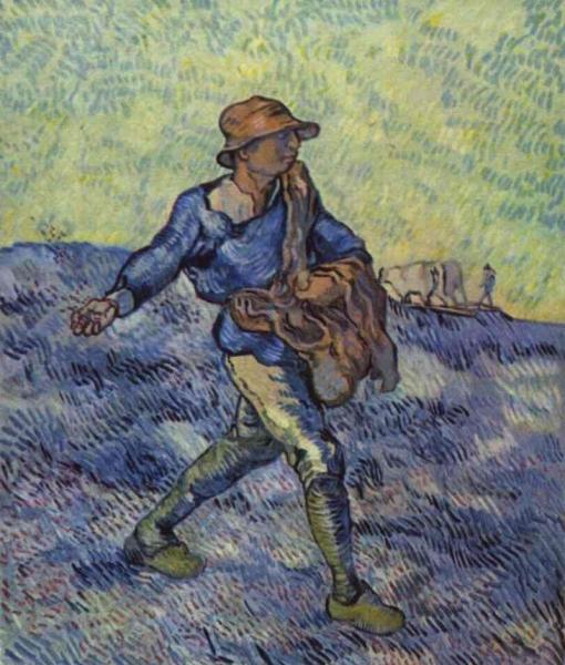 Village at Sunset - Oil Painting Reproduction