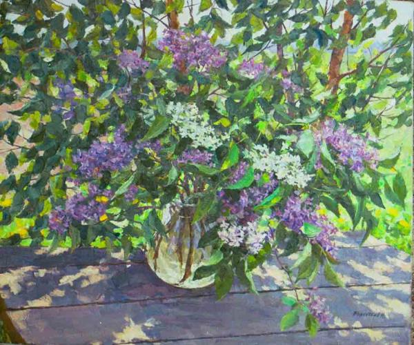 Oil Painting of in the Luxembourg Garden