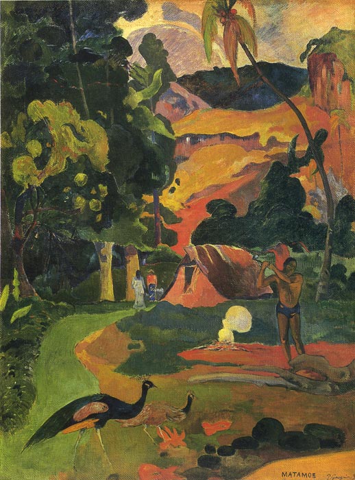 Oil Painting Reproduction of Gauguin- Matamoe