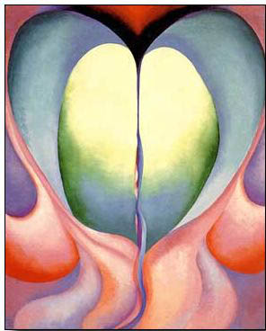 Abstract oil painting