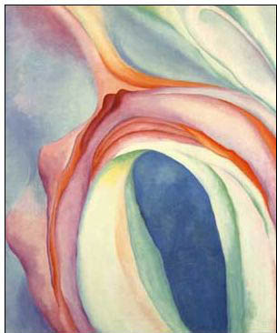 Abstract oil painting