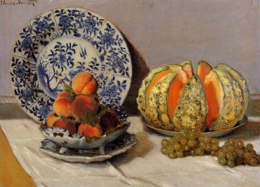 Claude Monet - Still Life with Melon