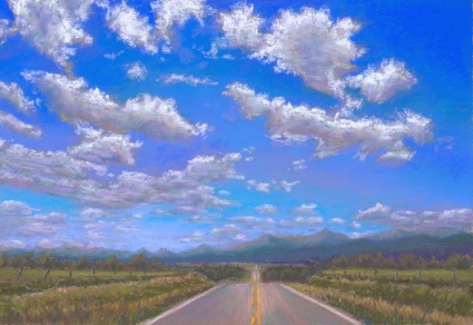 Daily Painting: Open Road Landscape