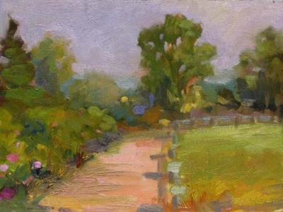 Morning Path Daily Impressionist Painting