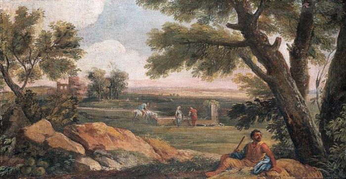 Landscape In Lazio With A Well
